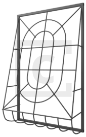 Решётка на окно сварная дутая 2-73