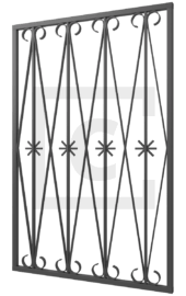 Решётка на окно сварная 3-76