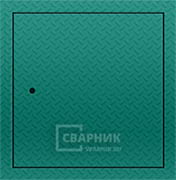 Напольный противопожарный люк с лестницей 600×700 мм