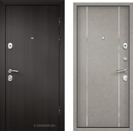Дверь металлическая на заказ в коттедж ламинат — винорит