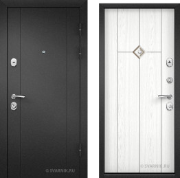 Дверь входная антивандальная в коттедж порошковая — МДФ