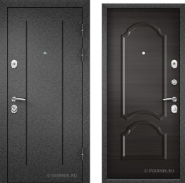 Дверь металлическая с шумоизоляцией уличная порошковая — массив