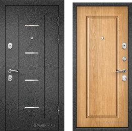 Дверь входная внутренняя на дачу порошковая — винорит