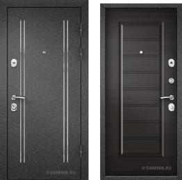 Дверь входная вторая на дачу порошковая — МДФ