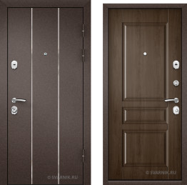 Дверь входная с терморазрывом в квартиру порошковая — винорит