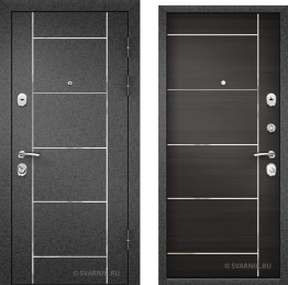 Дверь накладная шпон черная софт