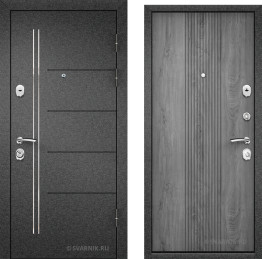 Дверь готовая уличная шпон