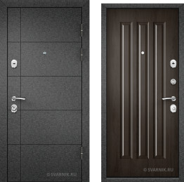 Дверь черная российская в офис