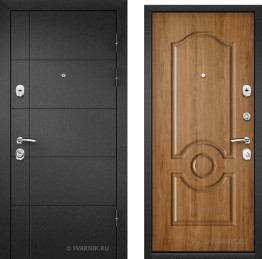 Дверь входная под ключ в квартиру порошковая — МДФ