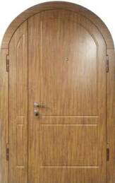 Арочная дверь металлическая полуторная от завода изготовителя на дачу ДВ-519