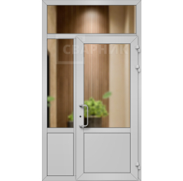 Входная группа из алюминиевого профиля в тц ВГ-013