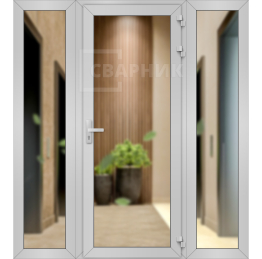 Входная группа из алюминия в магазин ВГ-003