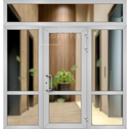 Алюминиевая входная группа из стекла ВГ-267