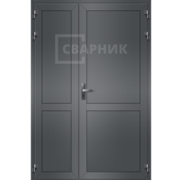 Алюминиевая полуторная дверь ДА-1216