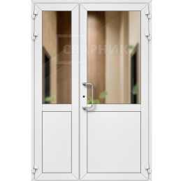 Дверь полуторная алюминиевая ДА-1193