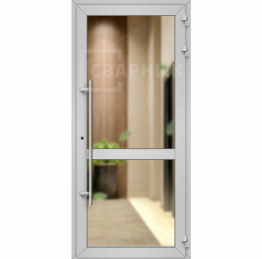 Цельноодностворчатая алюминиевая дверь ДА-1185
