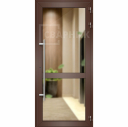 Дверь из алюминия Alutech ДА-1608