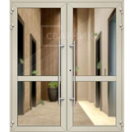 Дверь алюминиевая в офис ДА-085