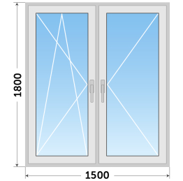 Окно из теплого алюминия от производителя