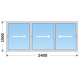 Остекление из алюминиевого профиля от производителя