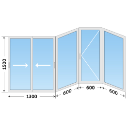 Окно Provedal p400 готовое