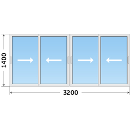 Холодное остекление из алюминиевого профиля с завода