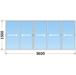 Стеклопакет холодный из алюминиевого профиля с завода