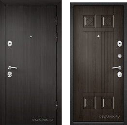 Дверь металлическая вторая в квартиру ламинат — МДФ