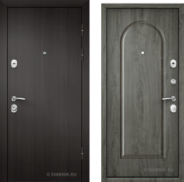 Дверь металлическая внутренняя в квартиру ламинат — МДФ