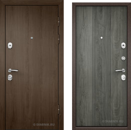Дверь металлическая внутренняя в квартиру ламинат — винорит