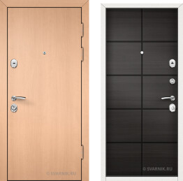 Дверь металлическая наружная уличная ламинат — шпон
