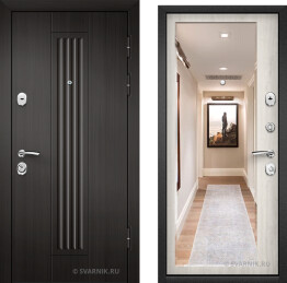 Дверь входная накладная в квартиру МДФ &#8212; винорит