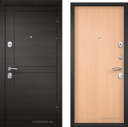 Дверь металлическая внутренняя в квартиру МДФ — ламинат