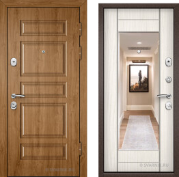 Дверь входная правая в дом МДФ — винорит